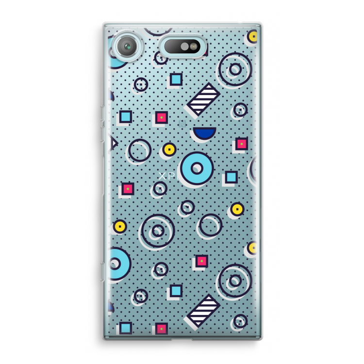 8-bit N°9: Sony Xperia XZ1 Compact Transparant Hoesje