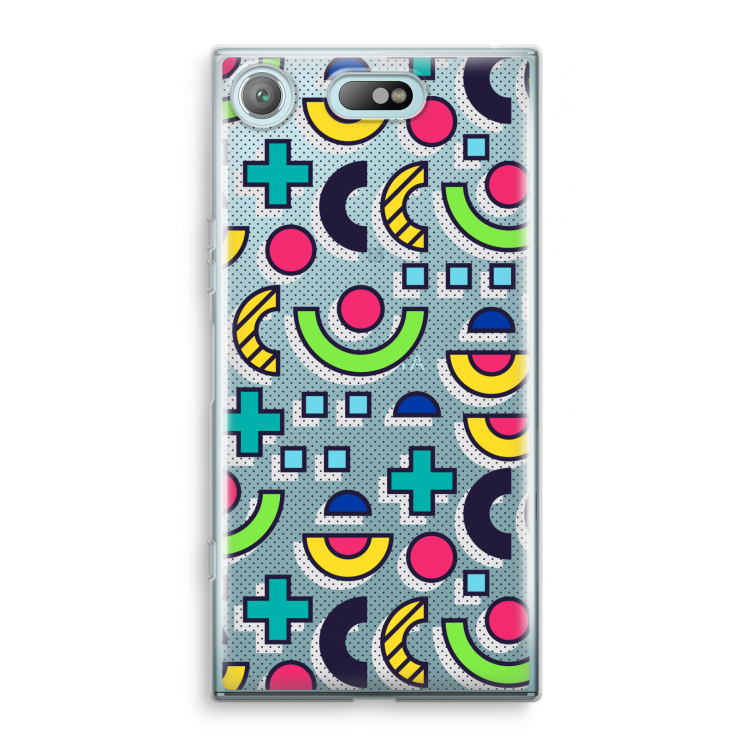 8-bit N°6: Sony Xperia XZ1 Compact Transparant Hoesje