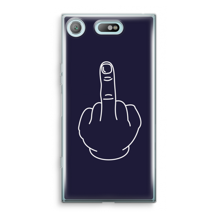 F**k U: Sony Xperia XZ1 Compact Transparant Hoesje