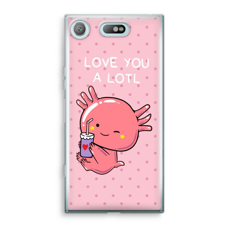 Love You A Lotl: Sony Xperia XZ1 Compact Transparant Hoesje