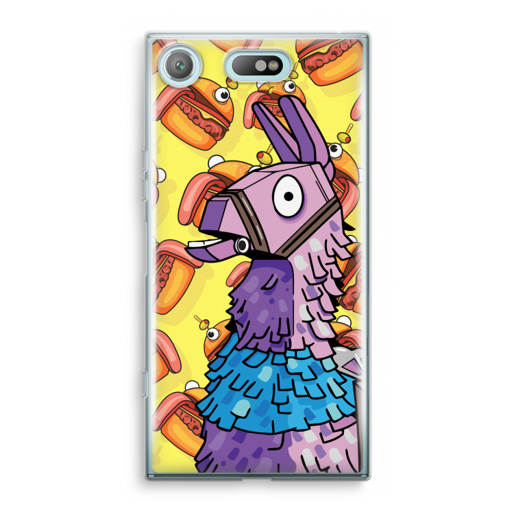 Loot Burger: Sony Xperia XZ1 Compact Transparant Hoesje