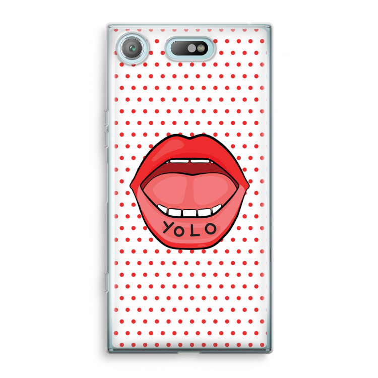 Yolo Denise: Sony Xperia XZ1 Compact Transparant Hoesje