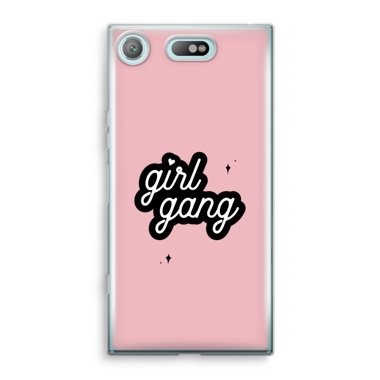 Girl Gang: Sony Xperia XZ1 Compact Transparant Hoesje