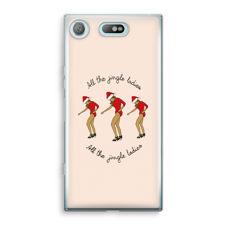 Jingle Ladies: Sony Xperia XZ1 Compact Transparant Hoesje