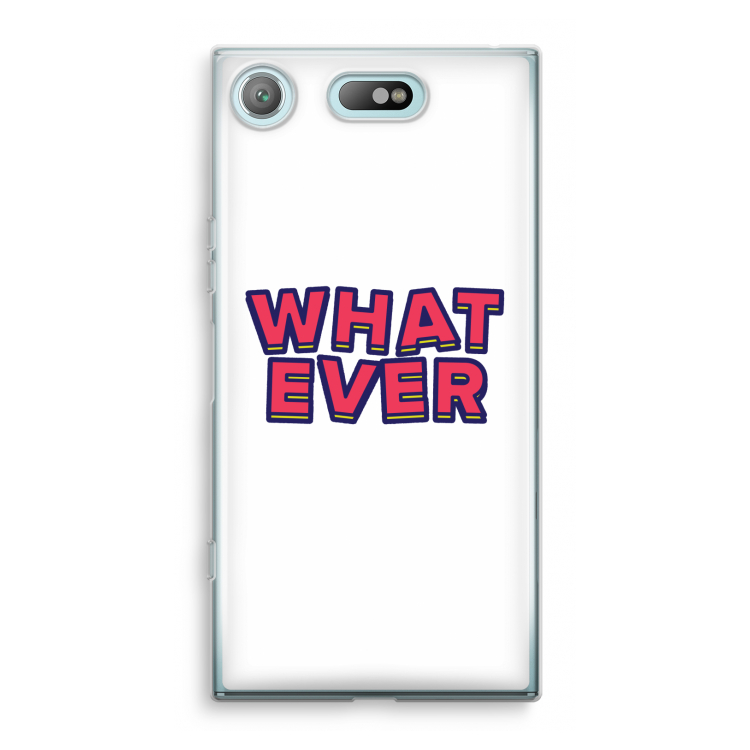 Whatever: Sony Xperia XZ1 Compact Transparant Hoesje