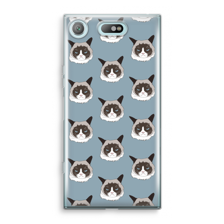 It's a Purrr Case: Sony Xperia XZ1 Compact Transparant Hoesje