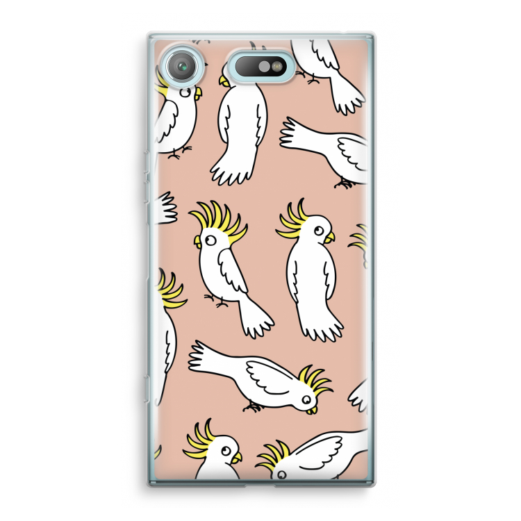 Papegaai: Sony Xperia XZ1 Compact Transparant Hoesje