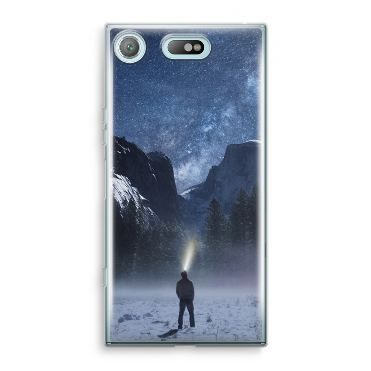 Wanderlust: Sony Xperia XZ1 Compact Transparant Hoesje