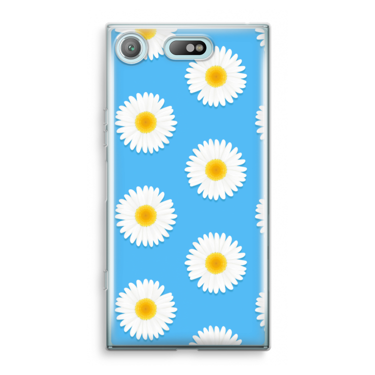 Margrietjes: Sony Xperia XZ1 Compact Transparant Hoesje