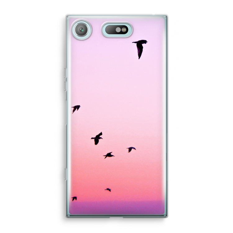 Fly away: Sony Xperia XZ1 Compact Transparant Hoesje