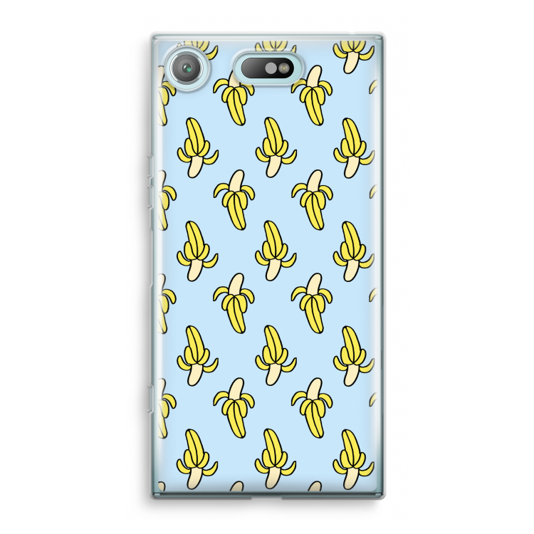 Bananas: Sony Xperia XZ1 Compact Transparant Hoesje