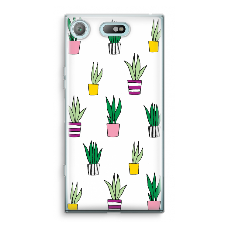 Sanseveria: Sony Xperia XZ1 Compact Transparant Hoesje