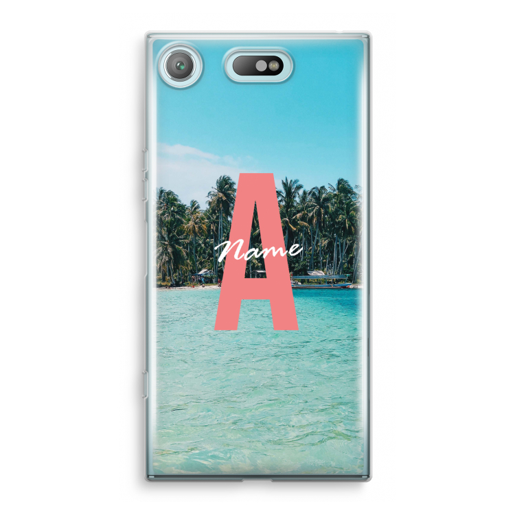 Pacific Dream: Sony Xperia XZ1 Compact Transparant Hoesje