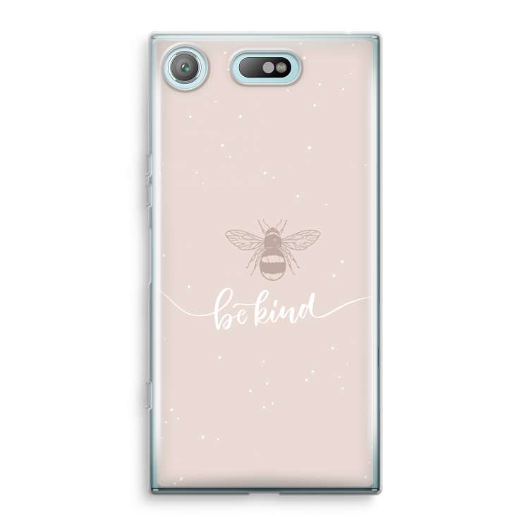 Be(e) kind: Sony Xperia XZ1 Compact Transparant Hoesje