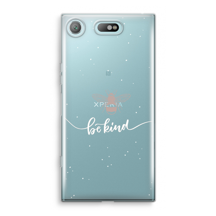 Be(e) kind: Sony Xperia XZ1 Compact Transparant Hoesje