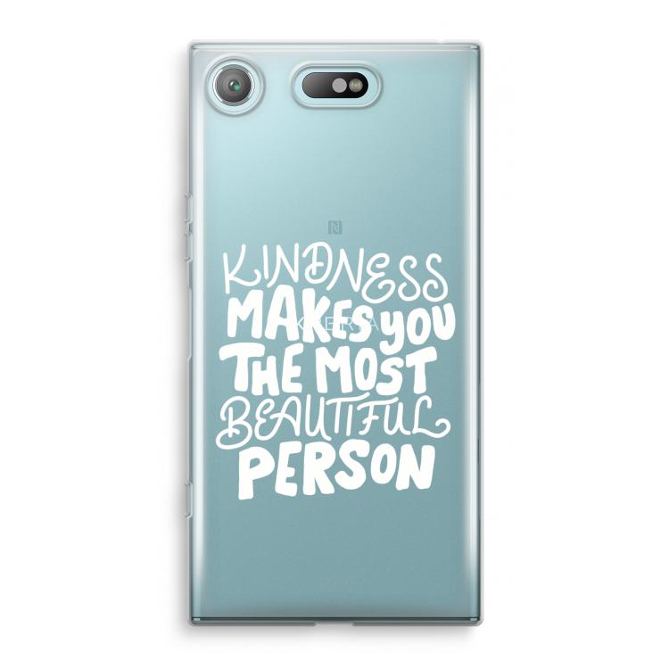 The prettiest: Sony Xperia XZ1 Compact Transparant Hoesje