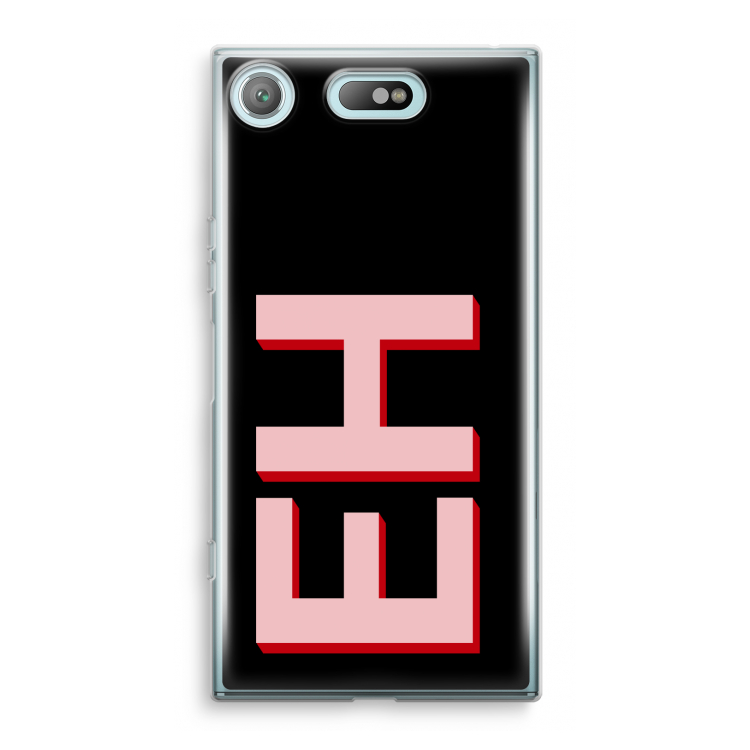 Monogram: Sony Xperia XZ1 Compact Transparant Hoesje