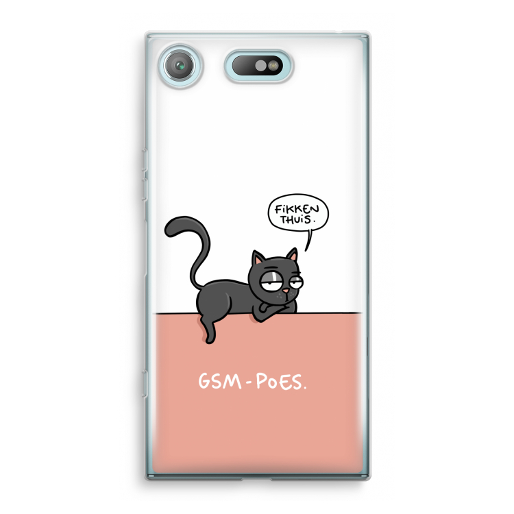 GSM poes: Sony Xperia XZ1 Compact Transparant Hoesje