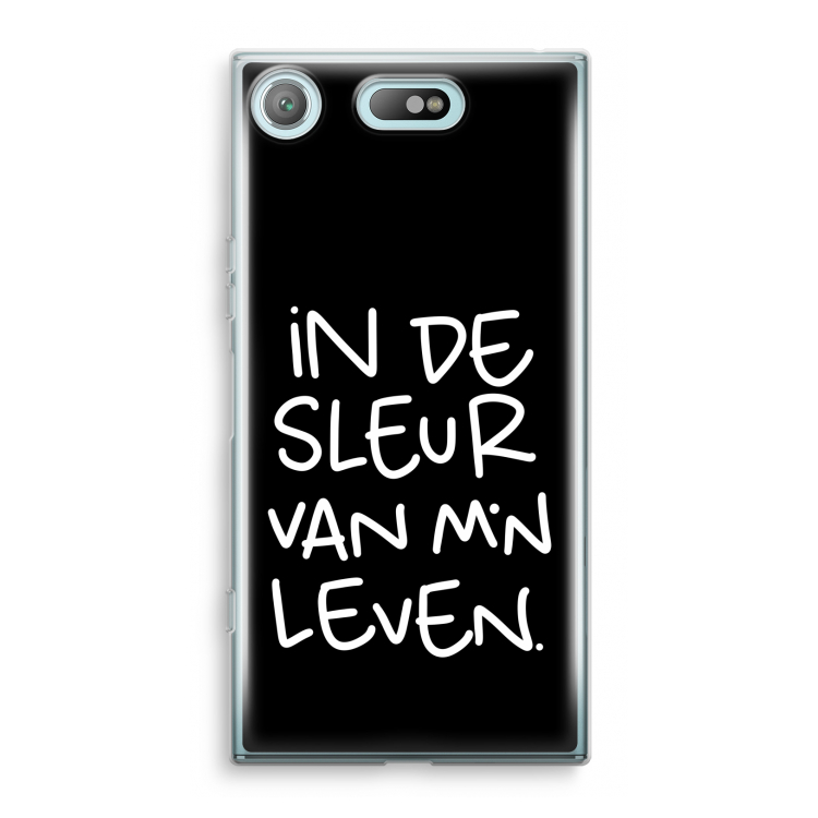 De Sleur: Sony Xperia XZ1 Compact Transparant Hoesje