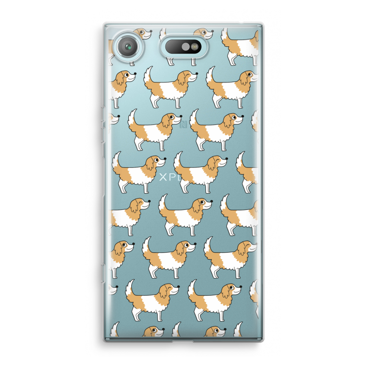 Doggy: Sony Xperia XZ1 Compact Transparant Hoesje
