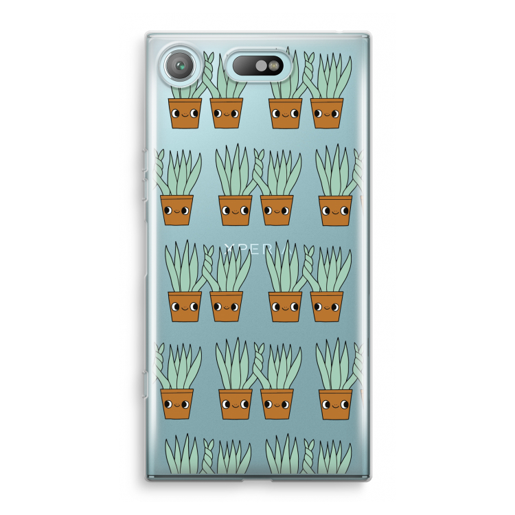 Sansevieria: Sony Xperia XZ1 Compact Transparant Hoesje