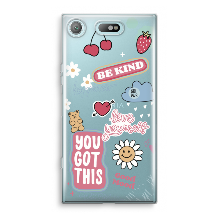 Positivity: Sony Xperia XZ1 Compact Transparant Hoesje