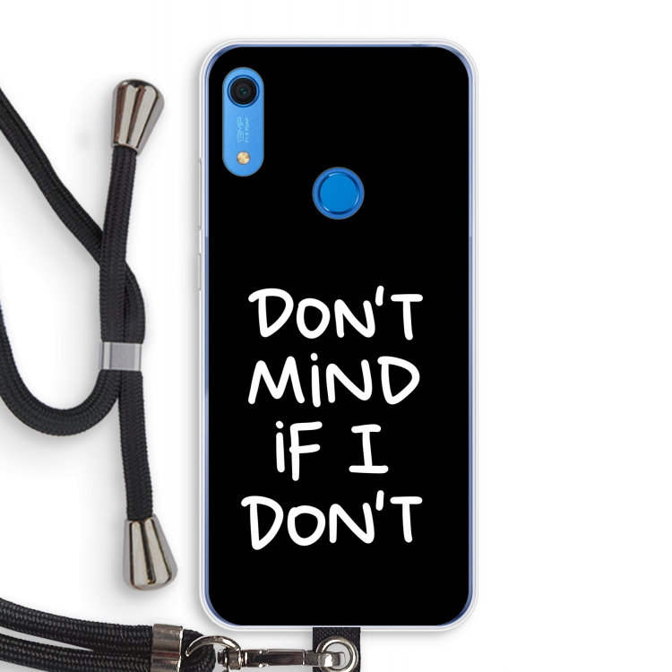 Don't Mind: Huawei Y6s Transparant Hoesje met koord