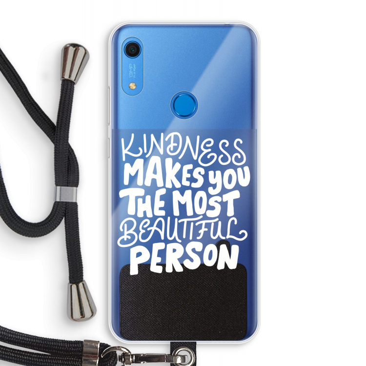 The prettiest: Huawei Y6s Transparant Hoesje met koord