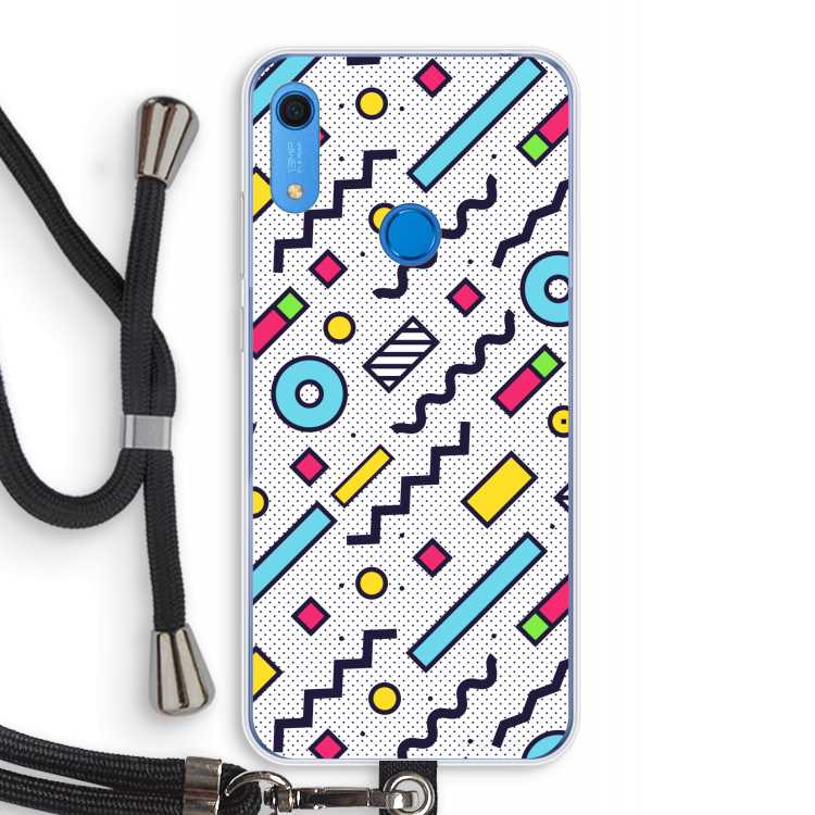 8-bit N°8: Huawei Y6s Transparant Hoesje met koord