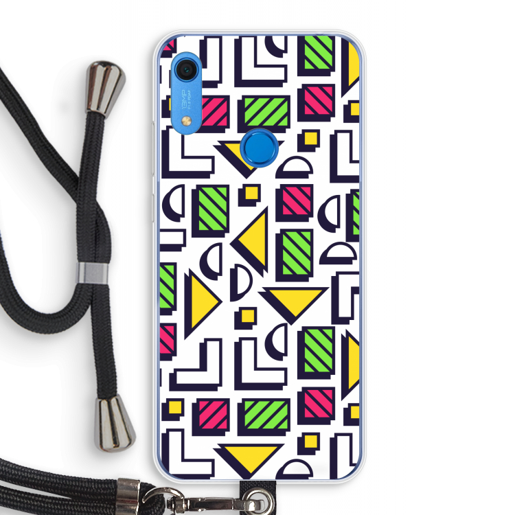 8-bit N°4: Huawei Y6s Transparant Hoesje met koord