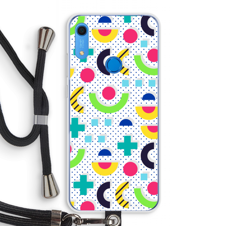 8-bit N°1: Huawei Y6s Transparant Hoesje met koord