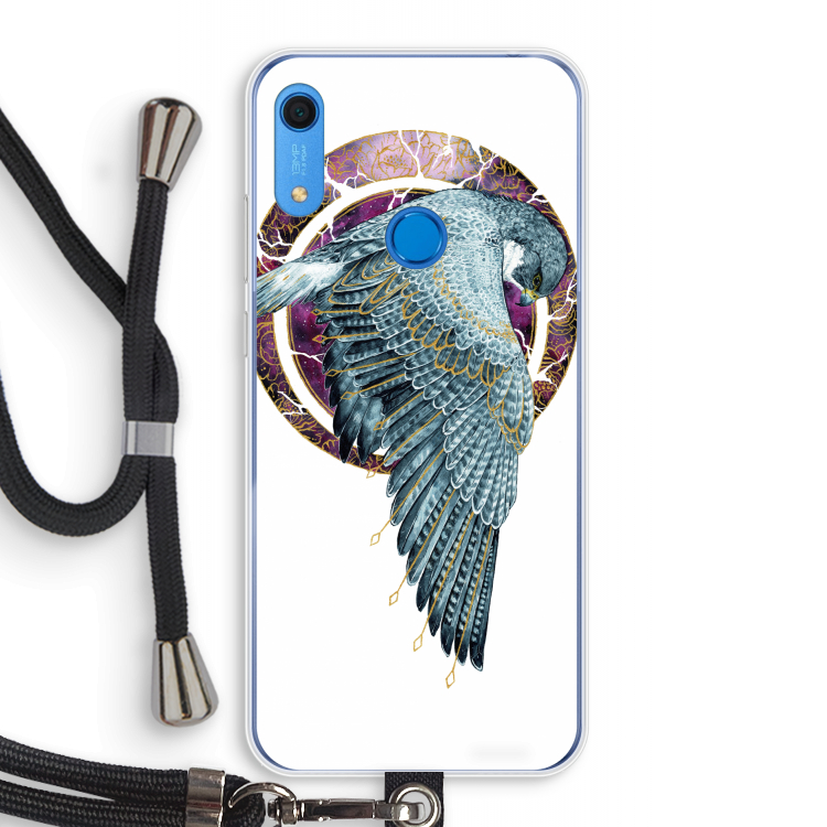 Golden Falcon: Huawei Y6s Transparant Hoesje met koord