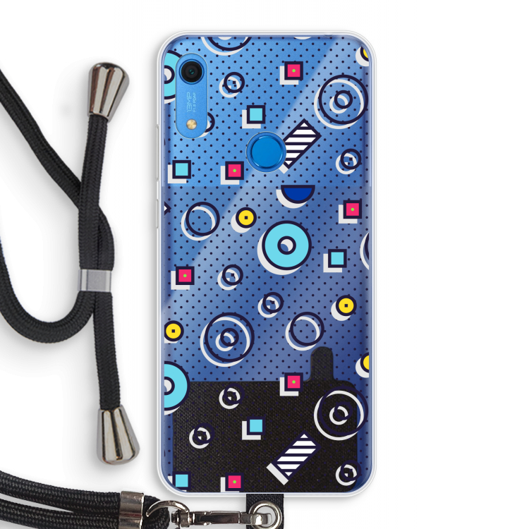 8-bit N°9: Huawei Y6s Transparant Hoesje met koord