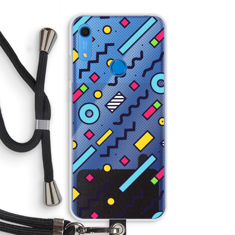 8-bit N°8: Huawei Y6s Transparant Hoesje met koord