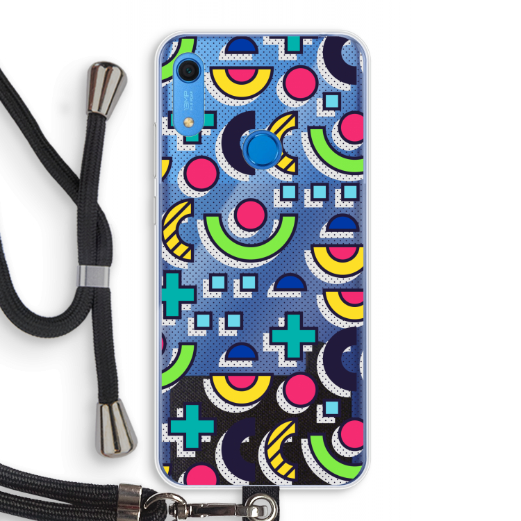 8-bit N°6: Huawei Y6s Transparant Hoesje met koord