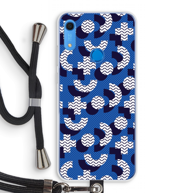 8-bit N°5: Huawei Y6s Transparant Hoesje met koord