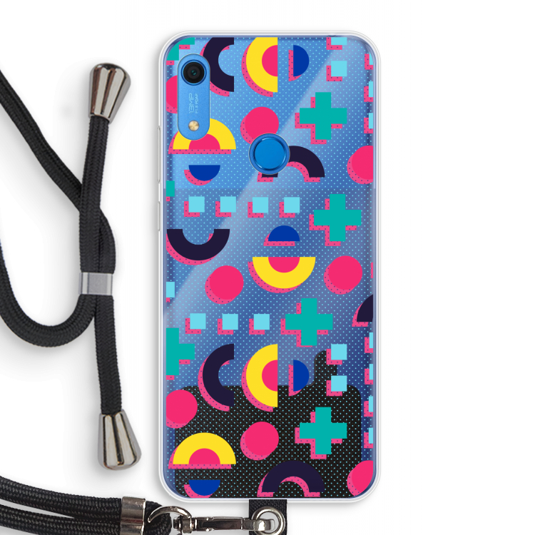 8-bit N°2: Huawei Y6s Transparant Hoesje met koord