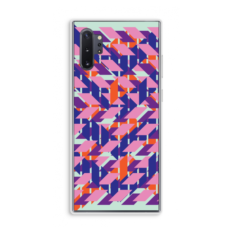 Skew Blush 3: Samsung Galaxy Note 10 Plus Transparant Hoesje
