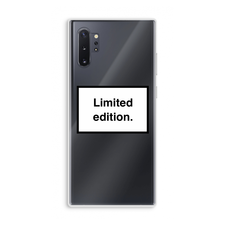 Limited edition: Samsung Galaxy Note 10 Plus Transparant Hoesje