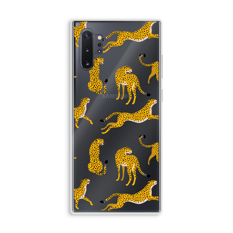 Luipaard: Samsung Galaxy Note 10 Plus Transparant Hoesje
