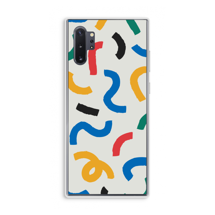 Illustratieve pop 2: Samsung Galaxy Note 10 Plus Transparant Hoesje
