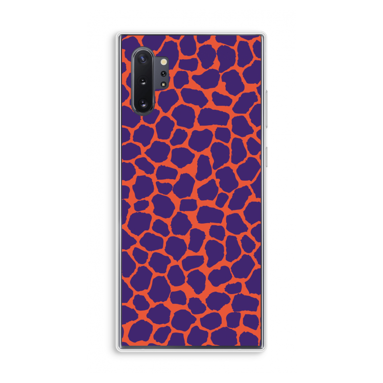 Purple Giraffe: Samsung Galaxy Note 10 Plus Transparant Hoesje