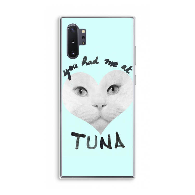 You had me at tuna: Samsung Galaxy Note 10 Plus Transparant Hoesje