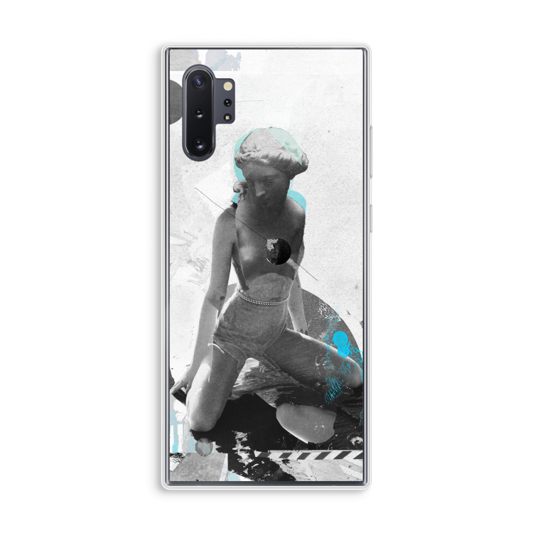 I will not feel a thing: Samsung Galaxy Note 10 Plus Transparant Hoesje