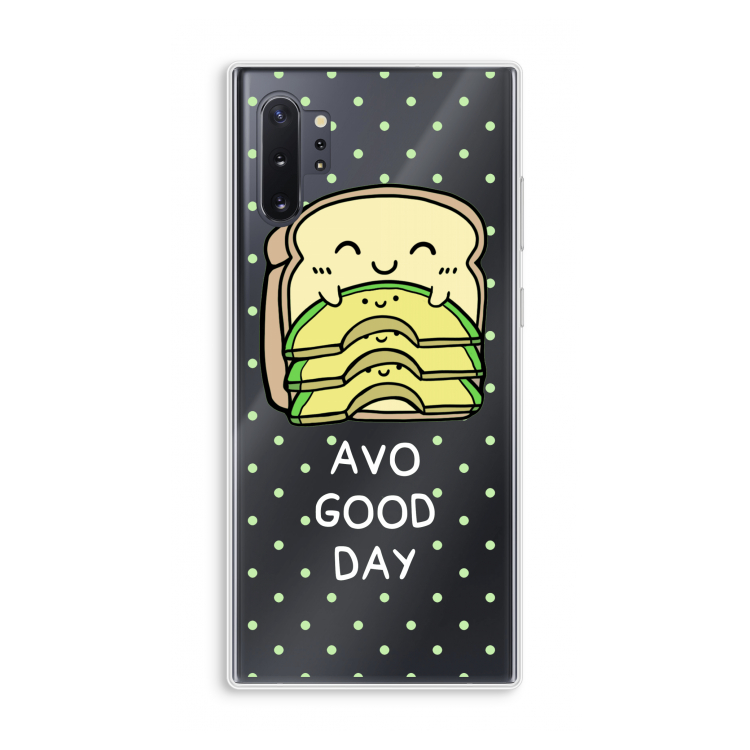 Avo Good Day: Samsung Galaxy Note 10 Plus Transparant Hoesje
