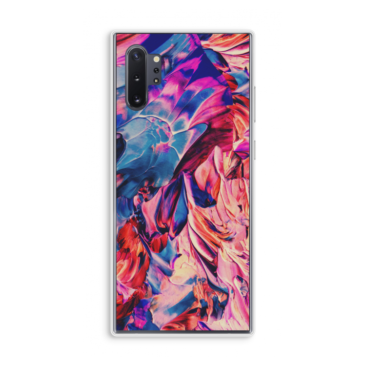 Pink Orchard: Samsung Galaxy Note 10 Plus Transparant Hoesje