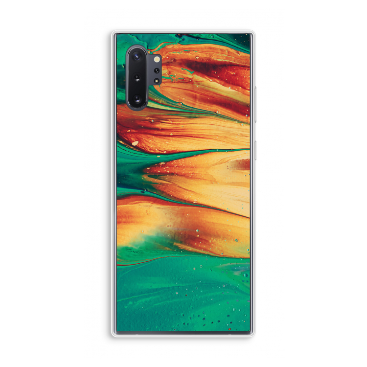 Green Inferno: Samsung Galaxy Note 10 Plus Transparant Hoesje
