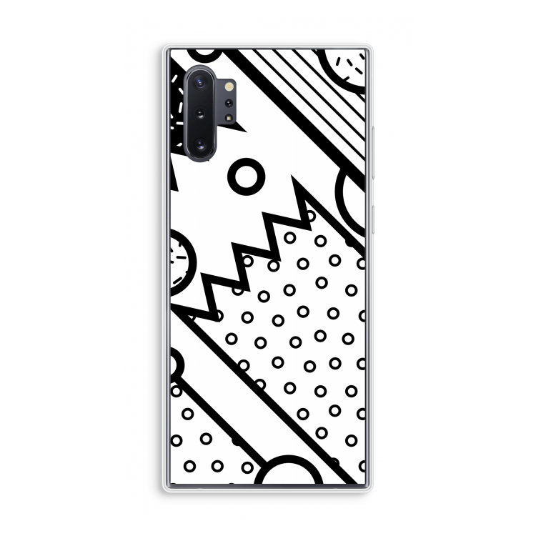 Pop Art #4: Samsung Galaxy Note 10 Plus Transparant Hoesje