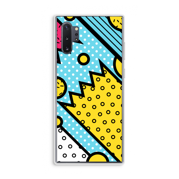 Pop Art #1: Samsung Galaxy Note 10 Plus Transparant Hoesje