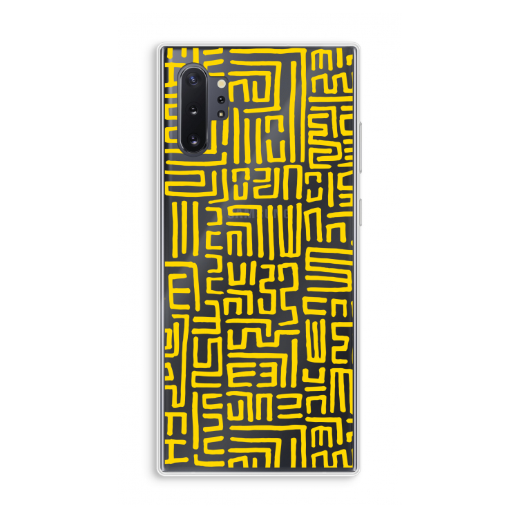 Majorelle Blue Print: Samsung Galaxy Note 10 Plus Transparant Hoesje